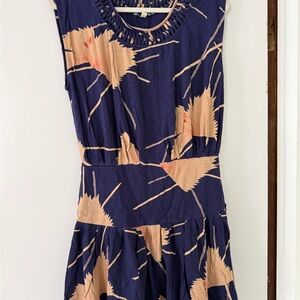 Floral drop-waist dress by Leifnotes for Anthropologie